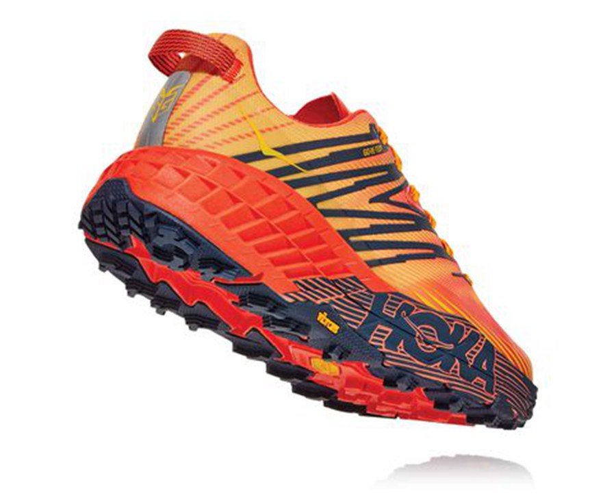 Tenis Hoka One One Trail Hombre Rojos - Speedgoat 4 Gore-Tex - UCLH56820